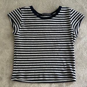 Striped Cropped Brandy Melville top